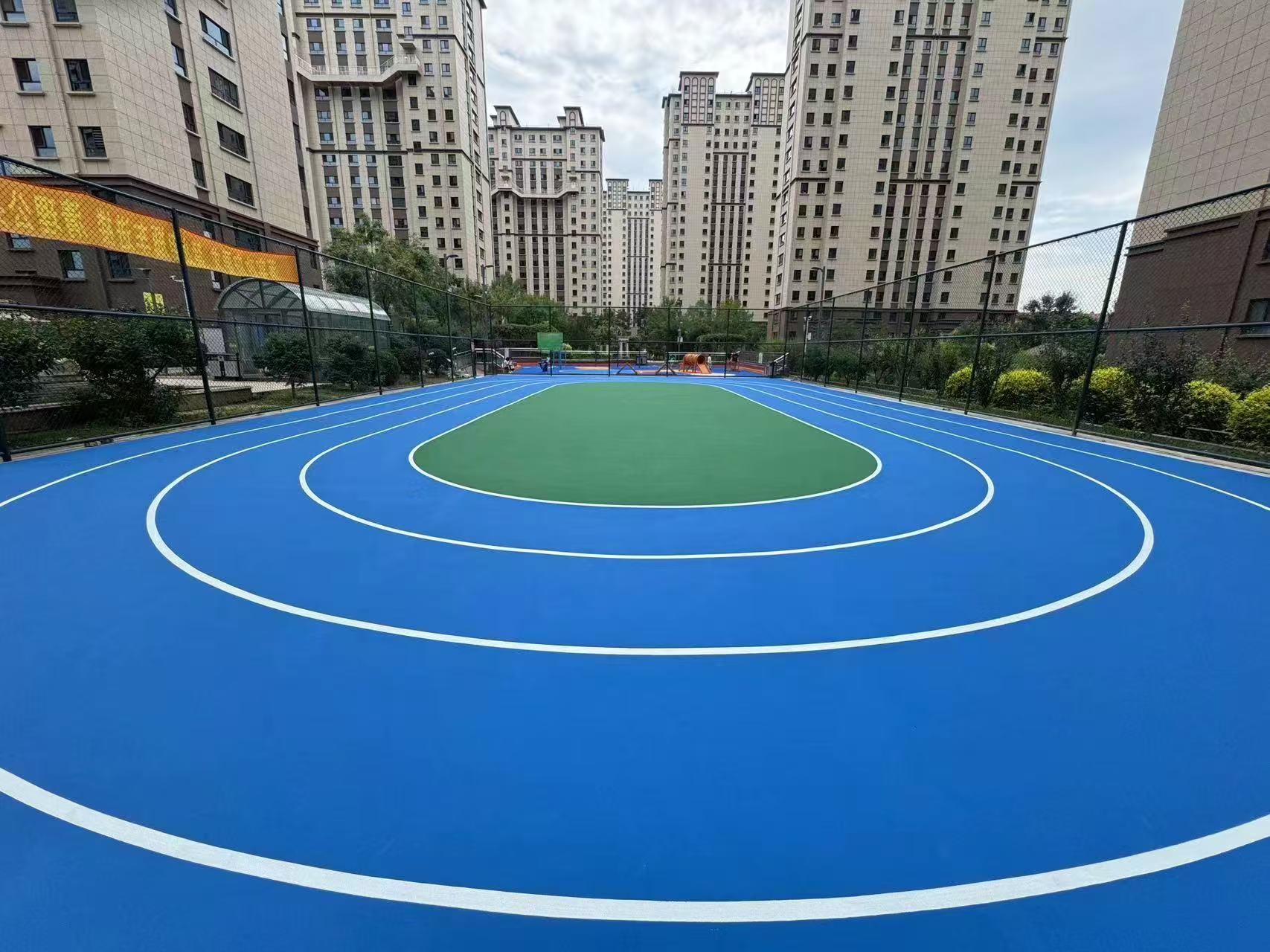 乐山市学校塑胶跑道人造草坪 - 厂家